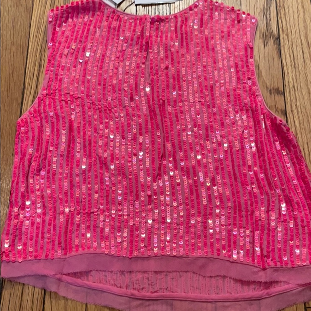 Pink sequence top - Picture 4 of 4